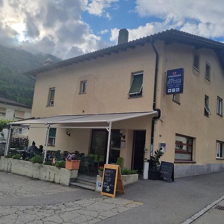 Hotel Ristorante Pizzeria Al Posta, Con Alogio à Malvaglia Extérieur photo